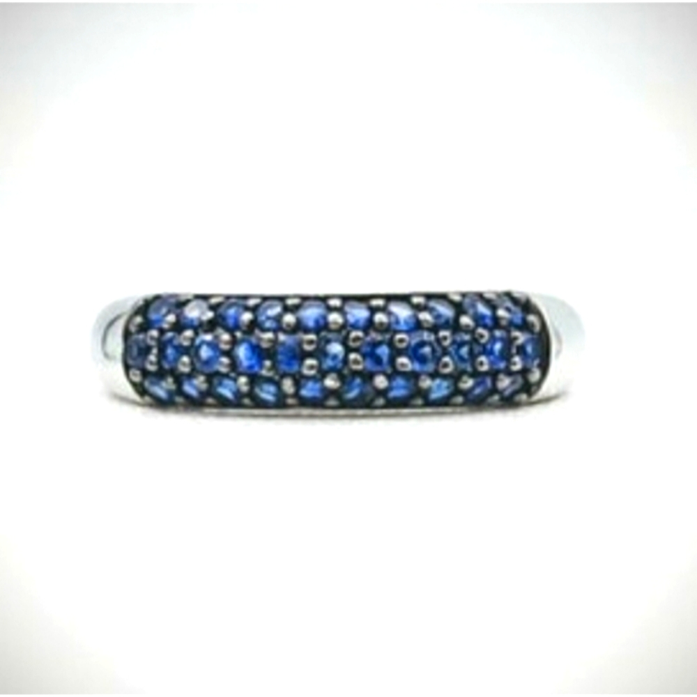 Sapphire silver ring‎ NWOT